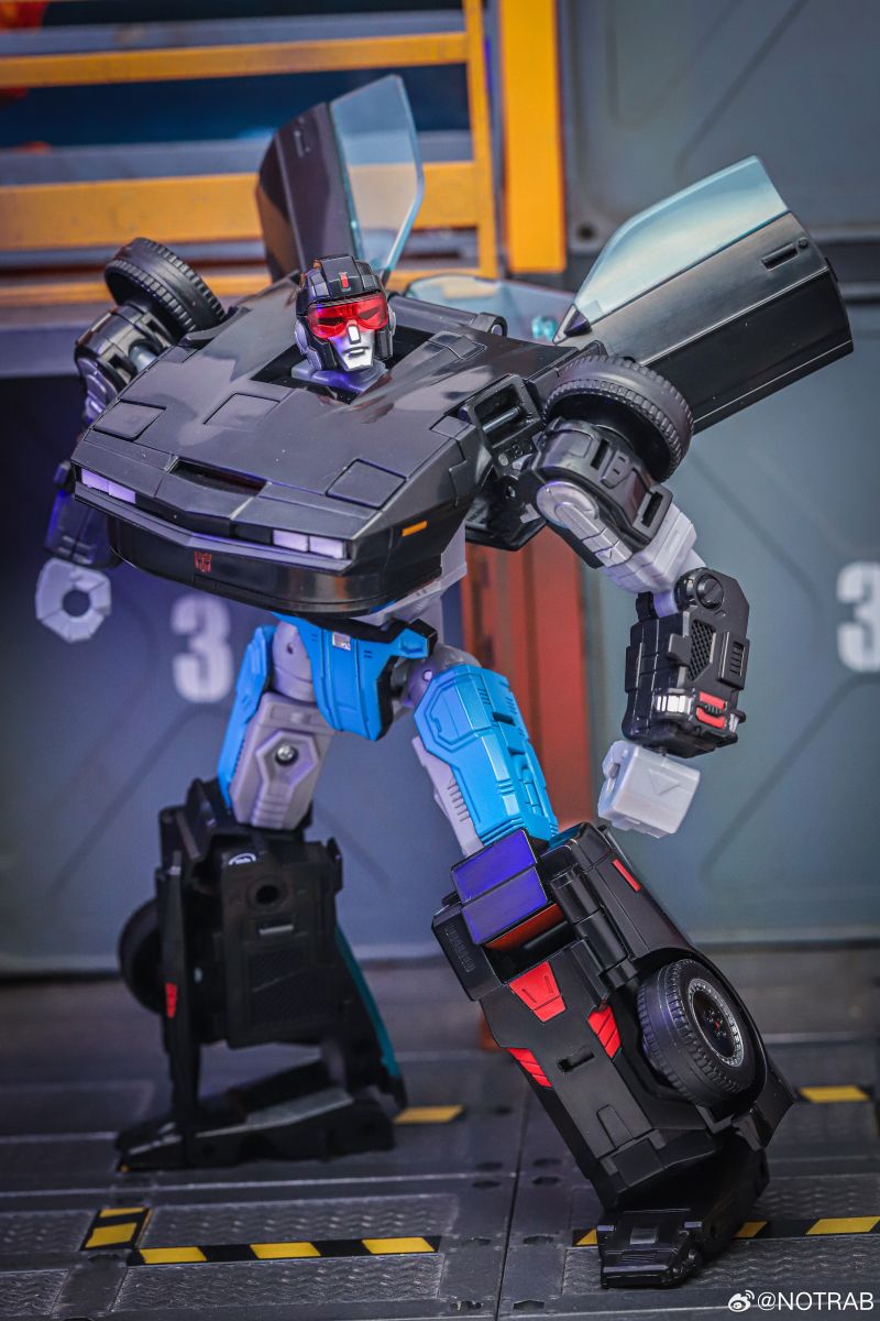 Knight Rider x Transformers Autobot Agent Knight In-Hand Images